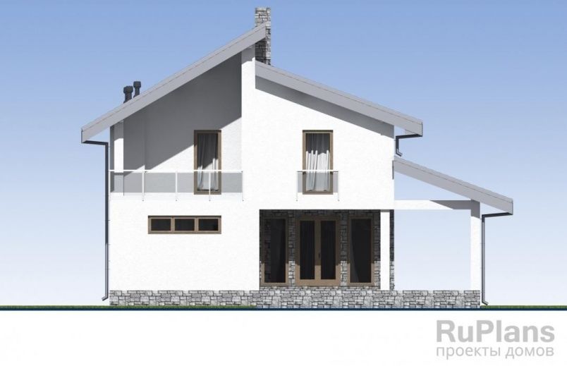 Проект кирпичного дома №547 на заказ