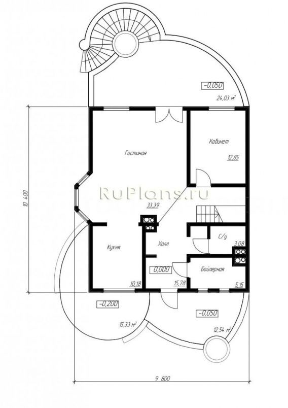 Проект каркасного дома №114 на заказ