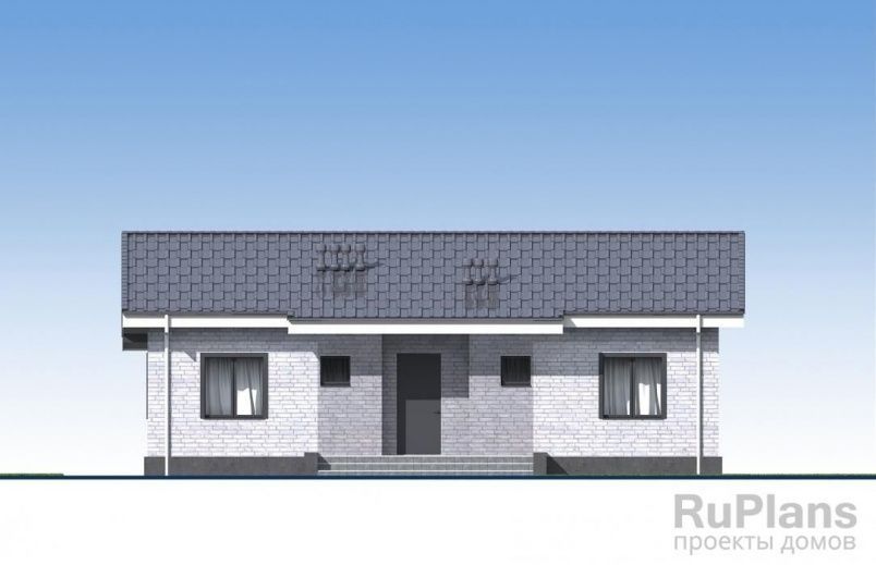 Проект блочного дома №77 на заказ