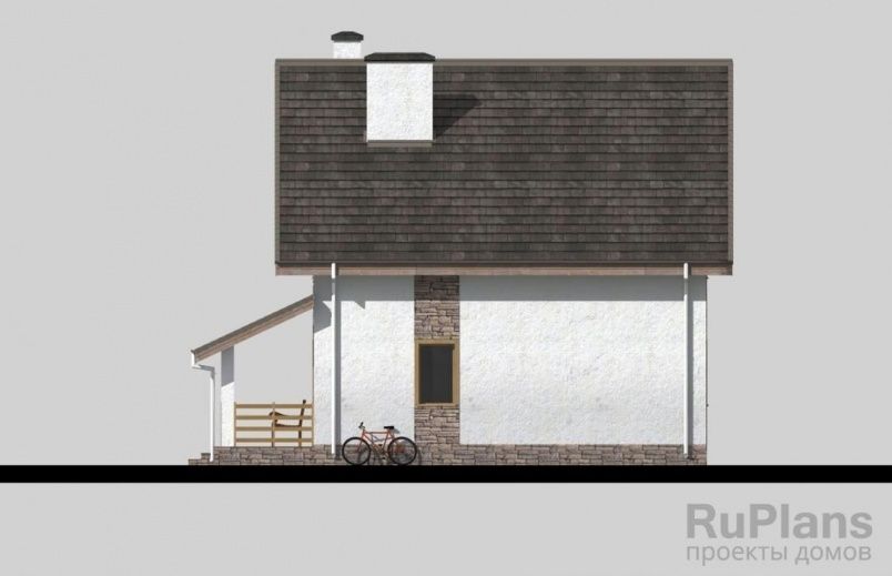 Проект блочного дома №384 на заказ