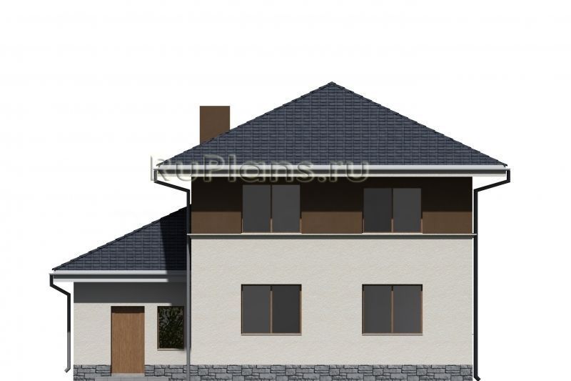 Проект кирпичного дома №477 на заказ