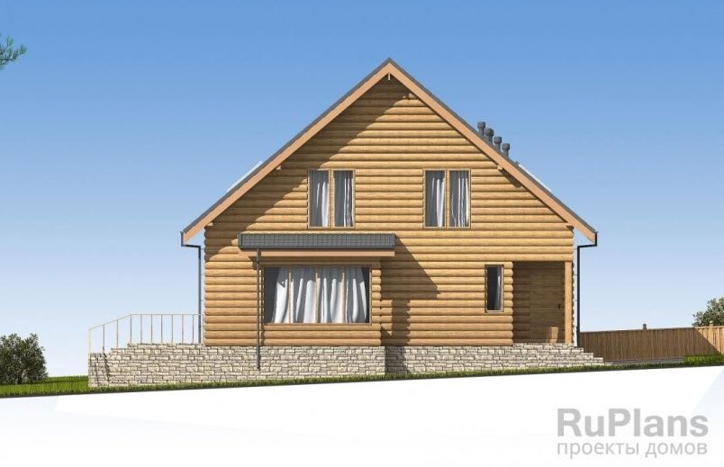 Проект каркасного дома №143 на заказ