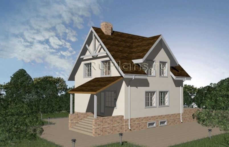 Проект блочного дома №25 на заказ