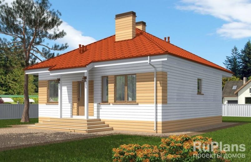 Проект блочного дома №274 на заказ