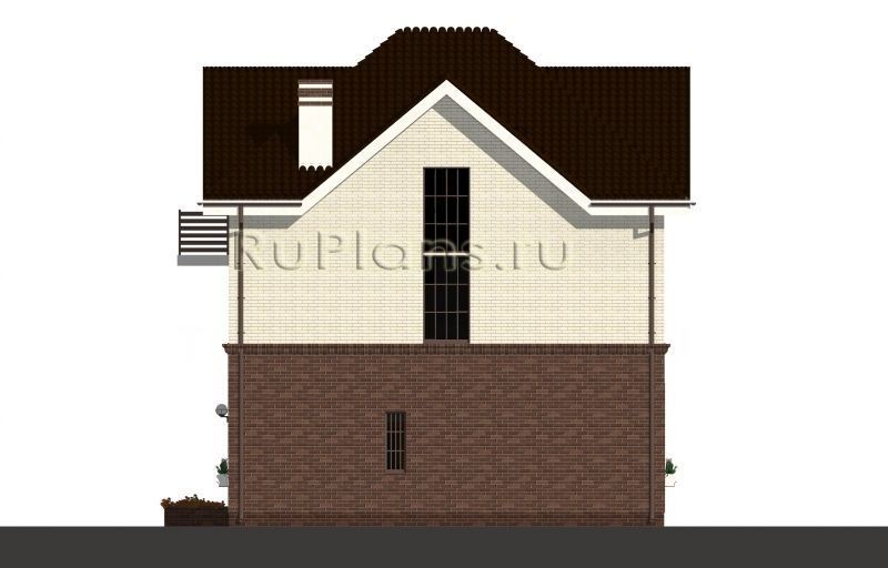 Проект кирпичного дома №478 на заказ