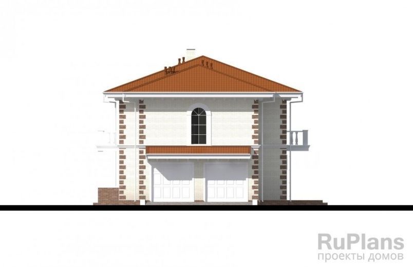 Проект кирпичного дома №506 на заказ