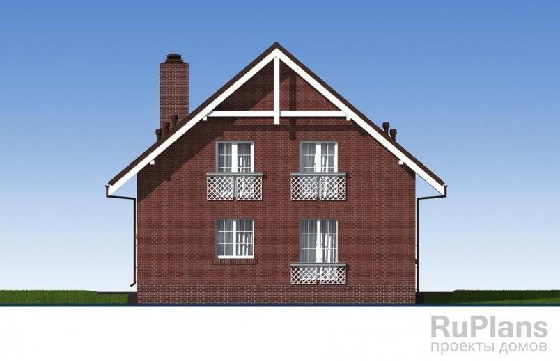 Проект кирпичного дома №531 на заказ