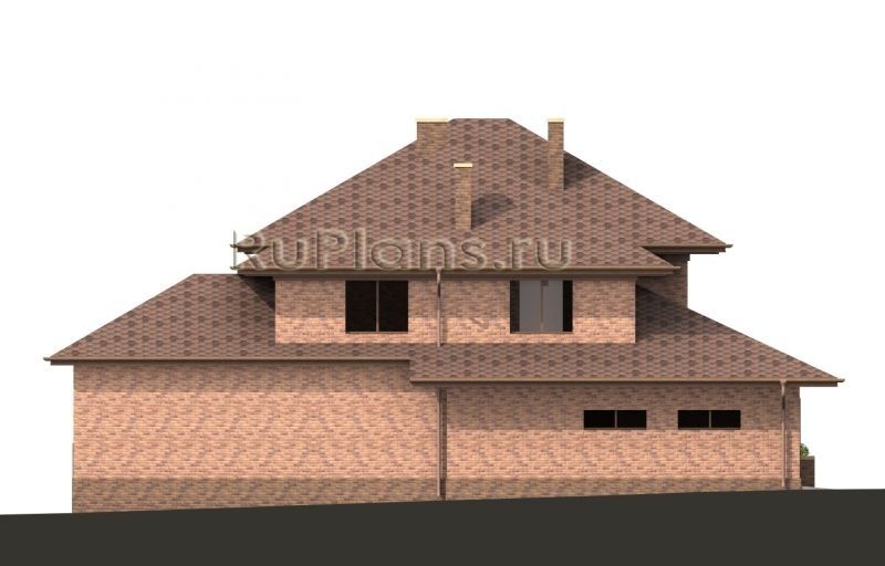 Проект кирпичного дома №639 на заказ