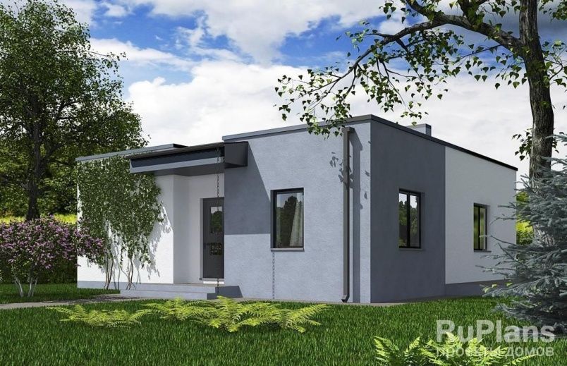 Проект блочного дома №641 на заказ