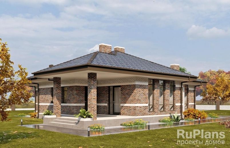 Проект блочного дома №335 на заказ