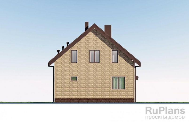 Проект каркасного дома №968 на заказ