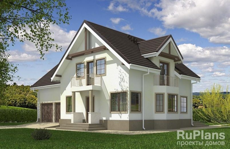 Проект каркасного дома №560 на заказ