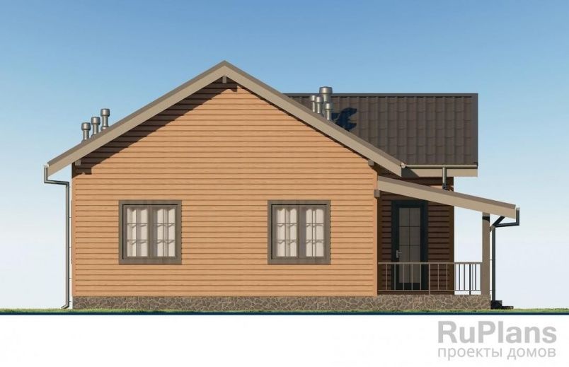 Проект каркасного дома №591 на заказ