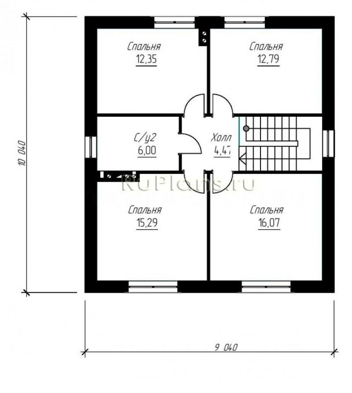 Проект кирпичного дома №243 на заказ
