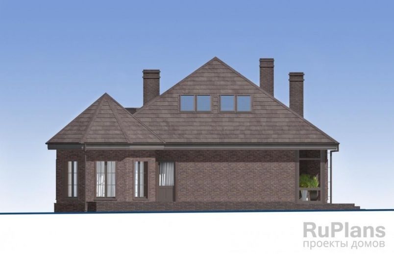 Проект кирпичного дома №559 на заказ