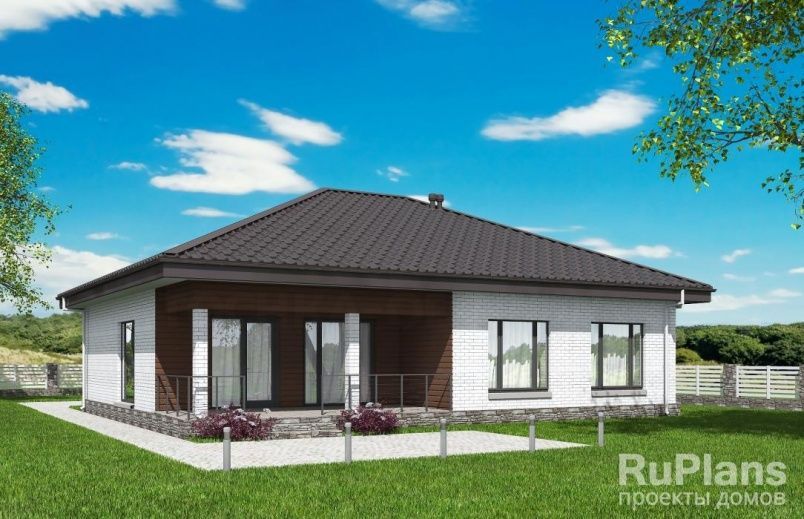 Проект кирпичного дома №581 на заказ