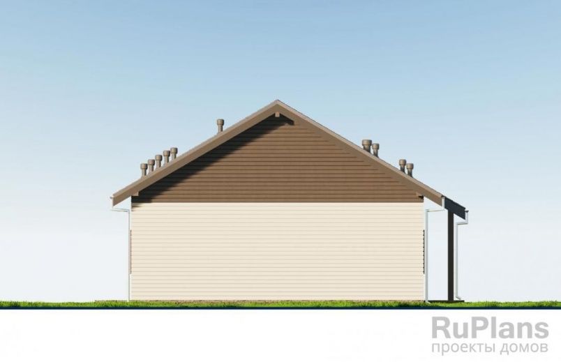 Проект каркасного дома №542 на заказ