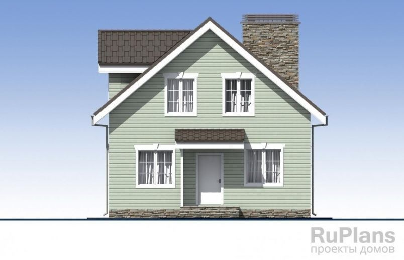 Проект блочного дома №159 на заказ