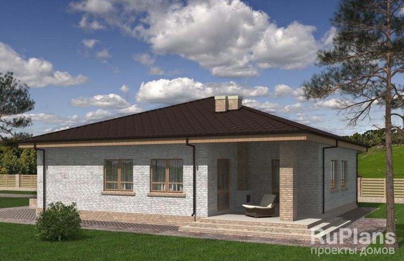 Проект кирпичного дома №241 на заказ