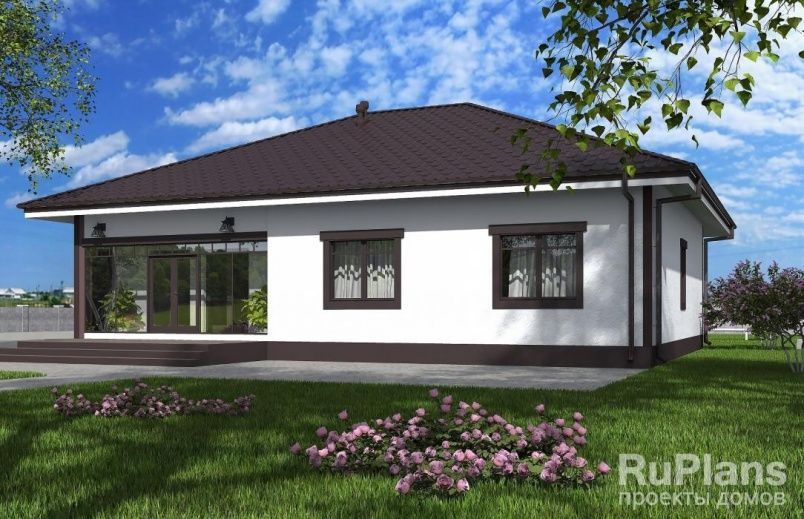 Проект блочного дома №743 на заказ