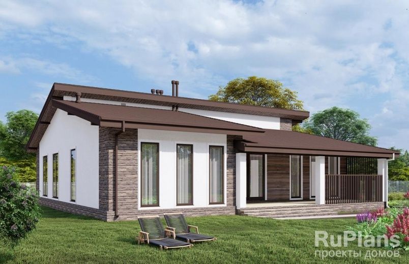 Проект блочного дома №978 на заказ