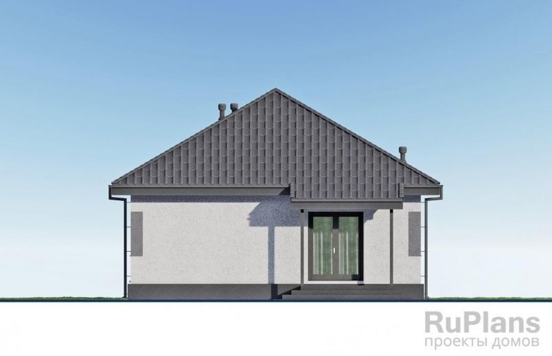 Проект блочного дома №932 на заказ