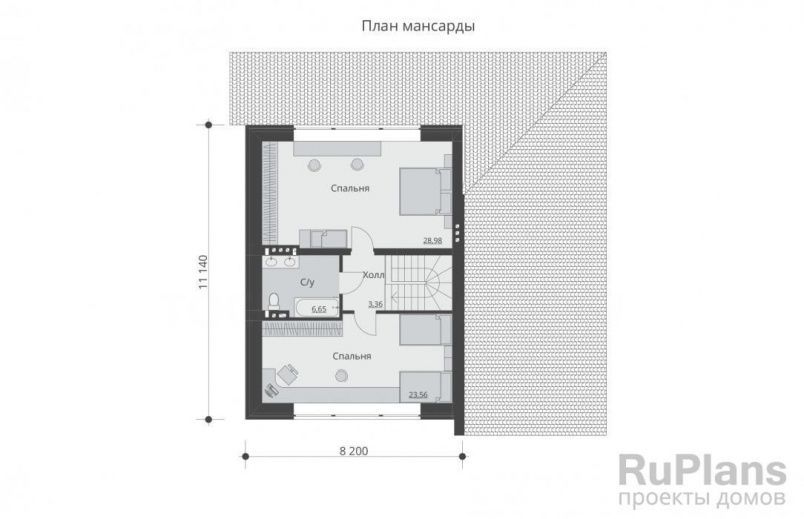 Проект кирпичного дома №533 на заказ