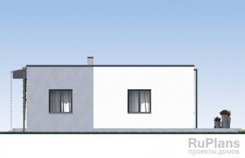 Проект блочного дома №641 на заказ