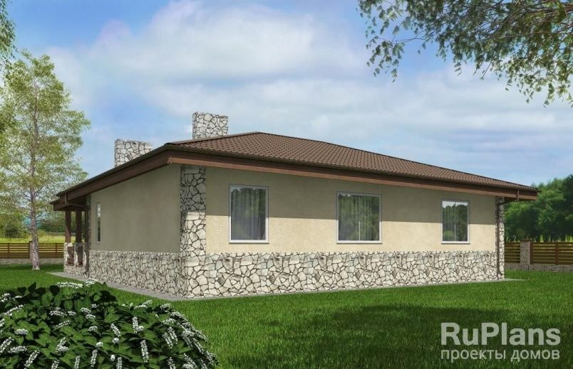 Проект блочного дома №285 на заказ