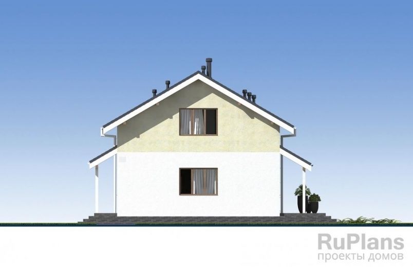 Проект кирпичного дома №549 на заказ