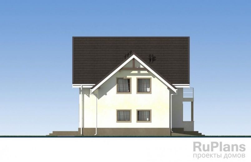 Проект каркасного дома №560 на заказ