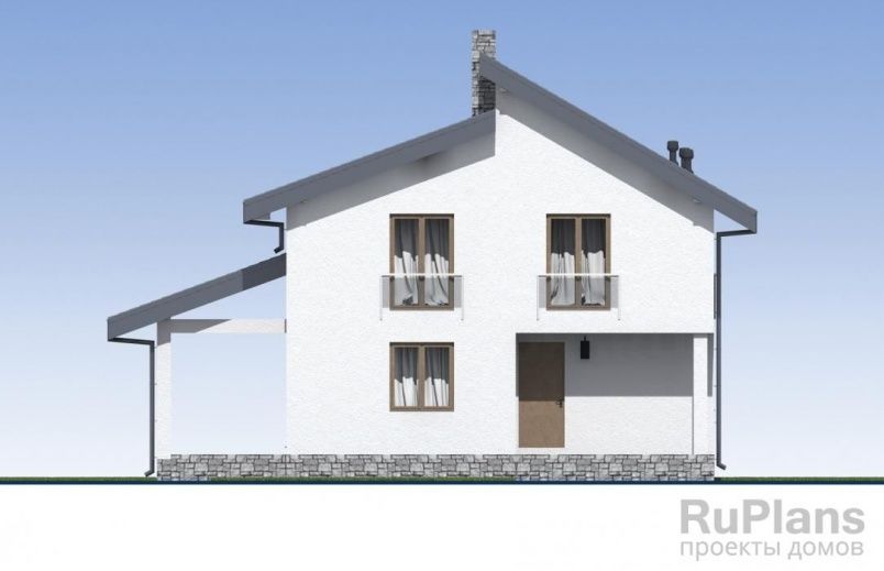 Проект кирпичного дома №547 на заказ