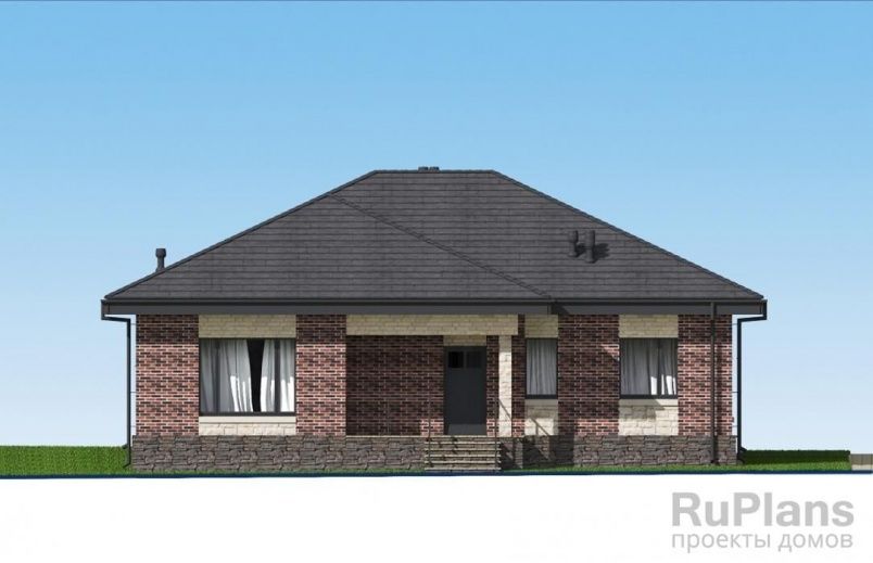 Проект блочного дома №661 на заказ