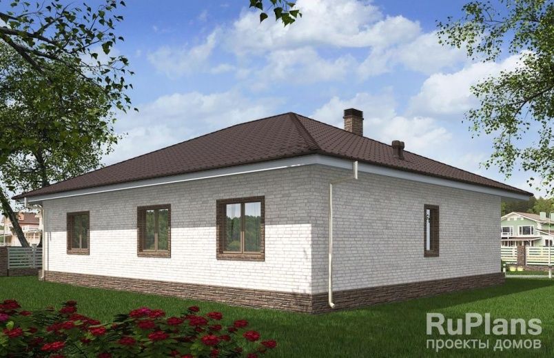 Проект блочного дома №5 на заказ