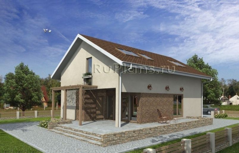 Проект каркасного дома №817 на заказ