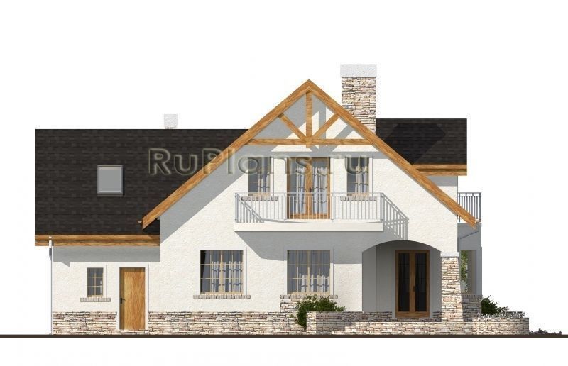 Проект кирпичного дома №495 на заказ