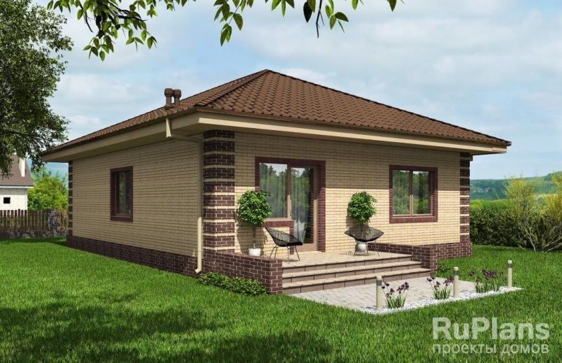 Проект блочного дома №389 на заказ