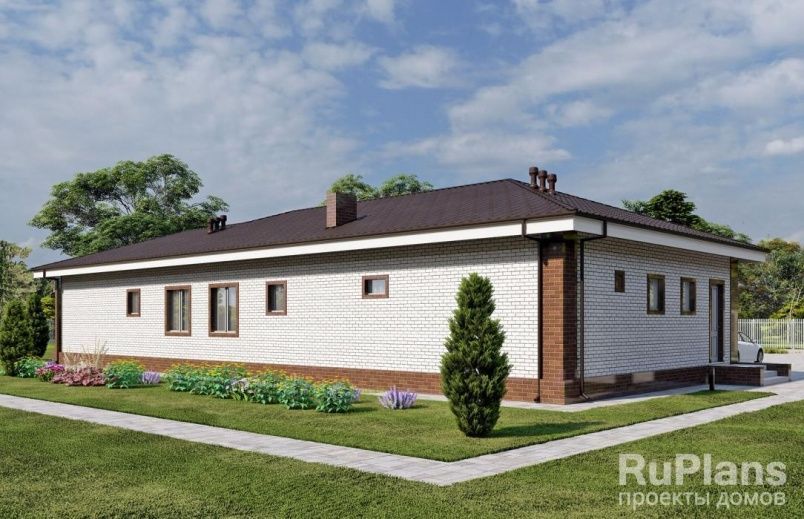 Проект блочного дома №207 на заказ