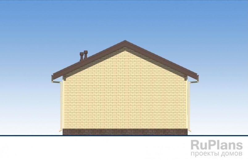 Проект каркасного дома №778 на заказ