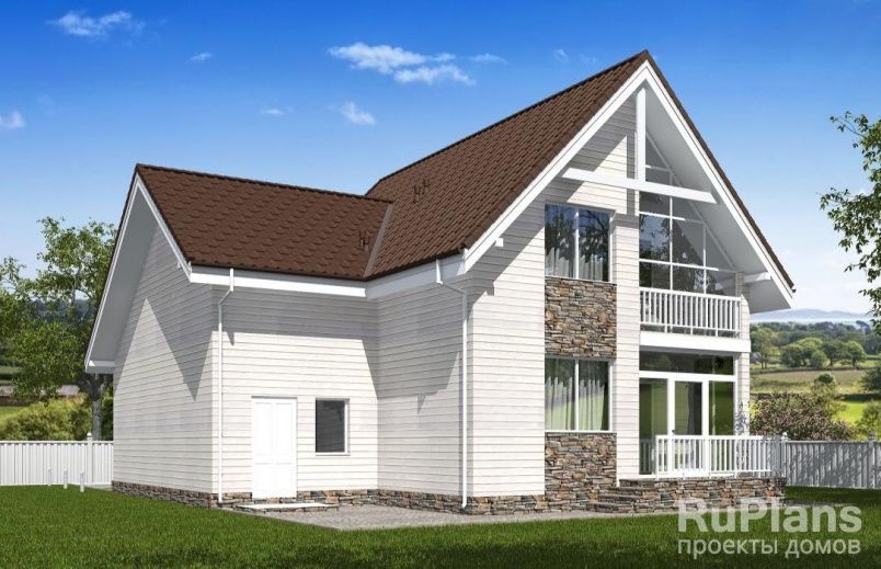 Проект каркасного дома №305 на заказ