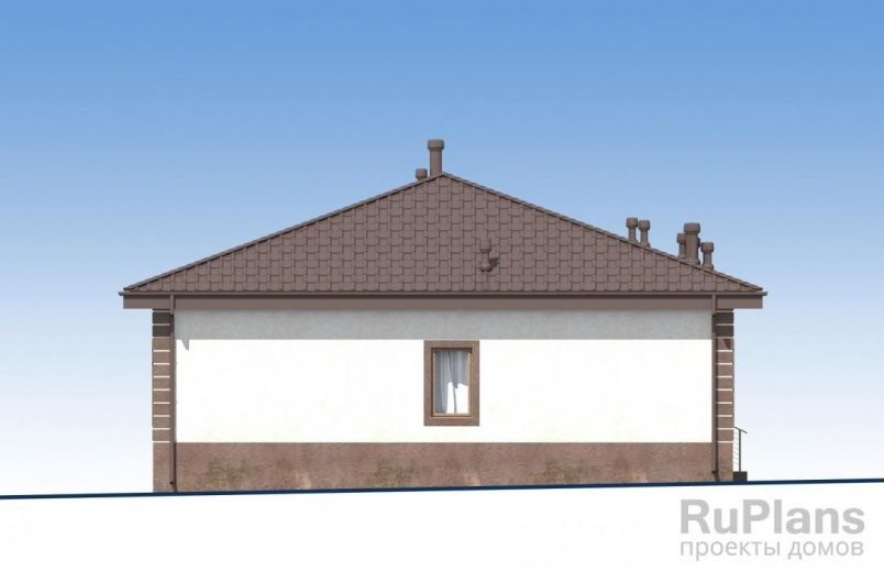 Проект блочного дома №571 на заказ