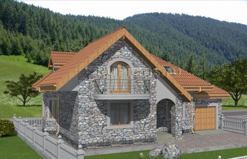 Проект кирпичного дома №980 на заказ