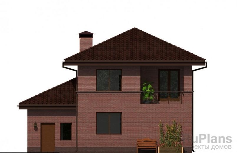 Проект блочного дома №818 на заказ