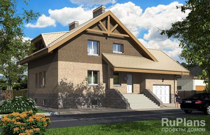 Проект кирпичного дома №508 на заказ