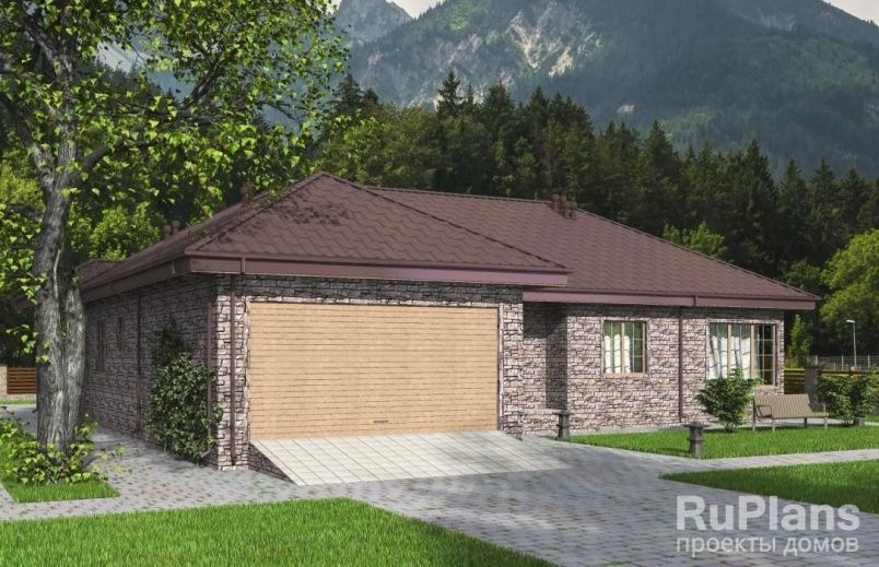 Проект каркасного дома №645 на заказ