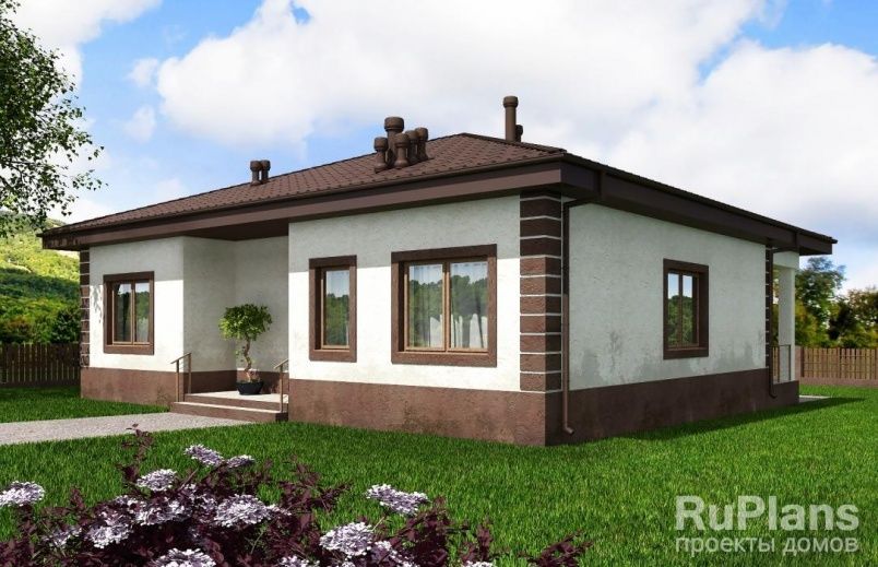 Проект блочного дома №571 на заказ