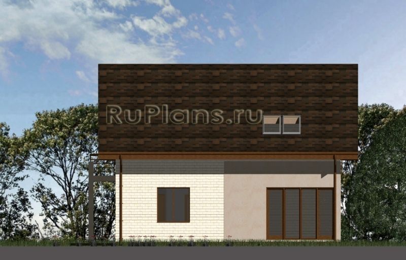 Проект каркасного дома №948 на заказ