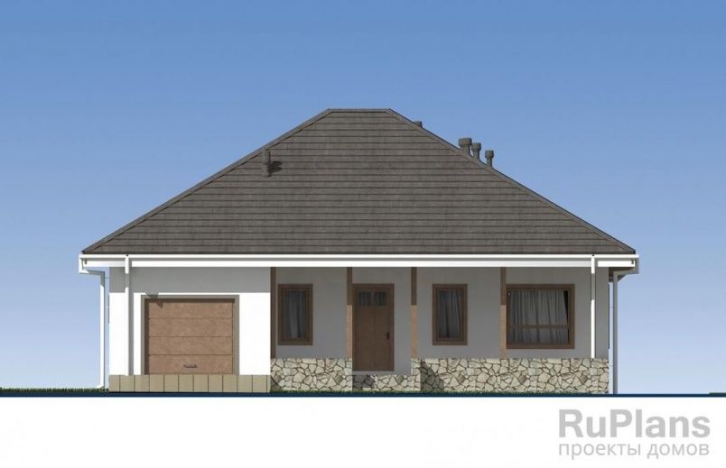 Проект кирпичного дома №564 на заказ