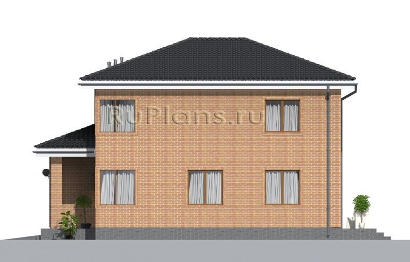 Проект блочного дома №492 на заказ