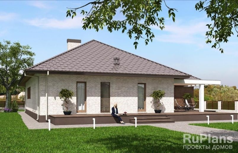 Проект блочного дома №56 на заказ